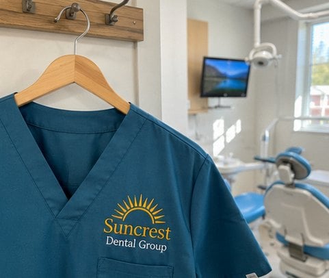 Customized scrubs for dental offices