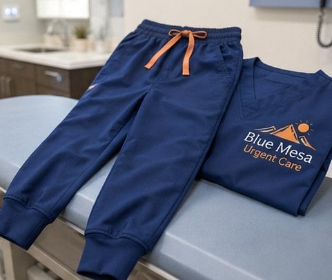 Jogger Scrub Pants with custom branding