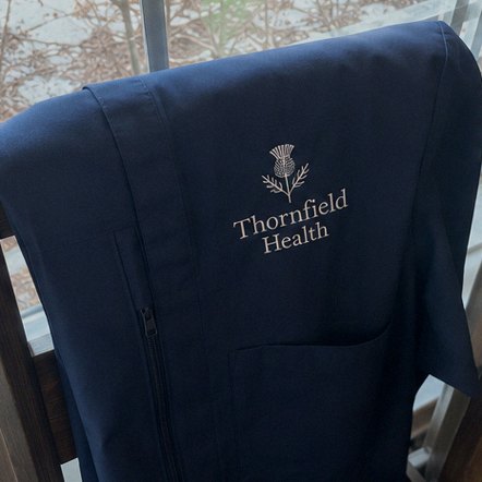 Scrubs with logo printing